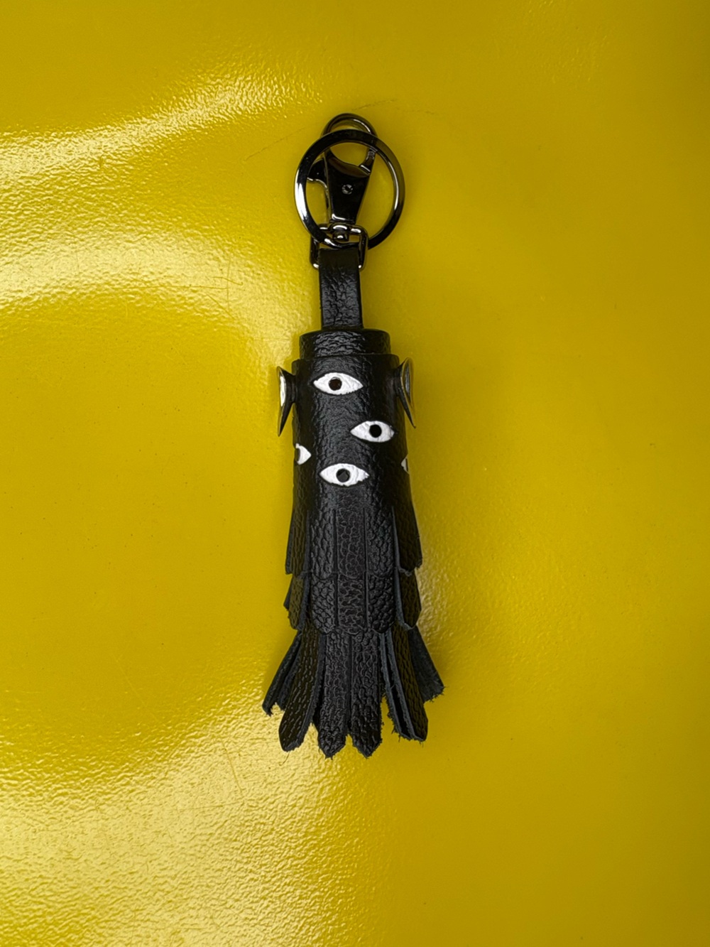 Min & Mon Oliver the Ox Leather Keychain